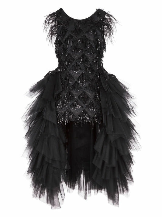 Black shopstopping dress