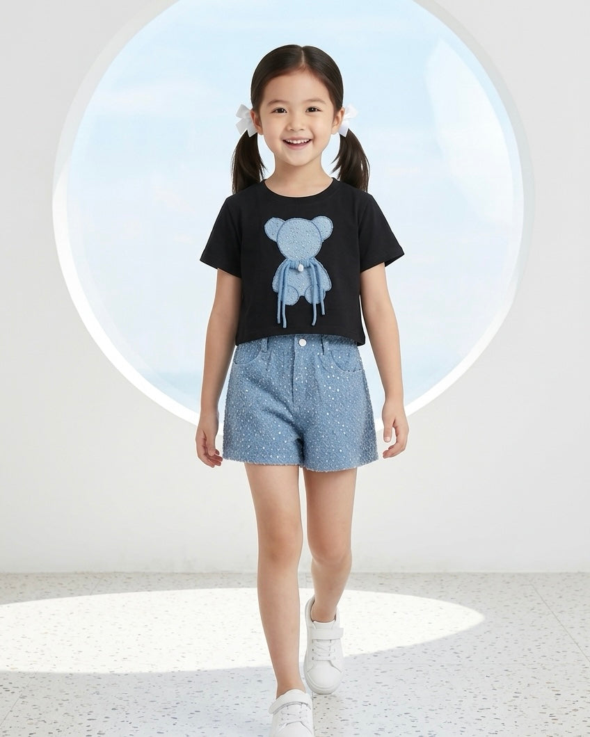 Azure Teddy Luxe Set