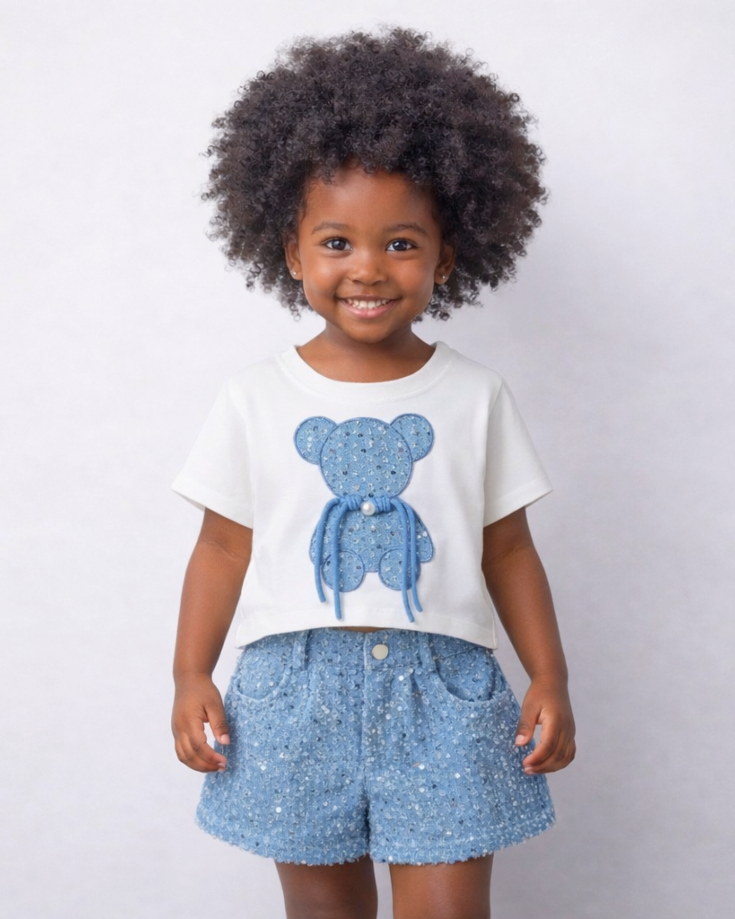 Azure Teddy Luxe Set