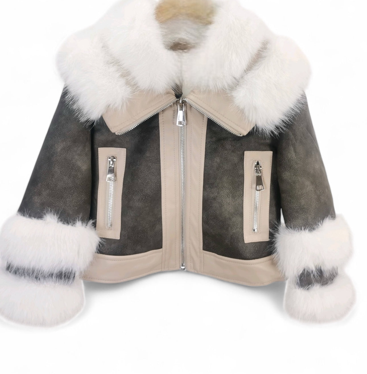 Pretty faux fur coat